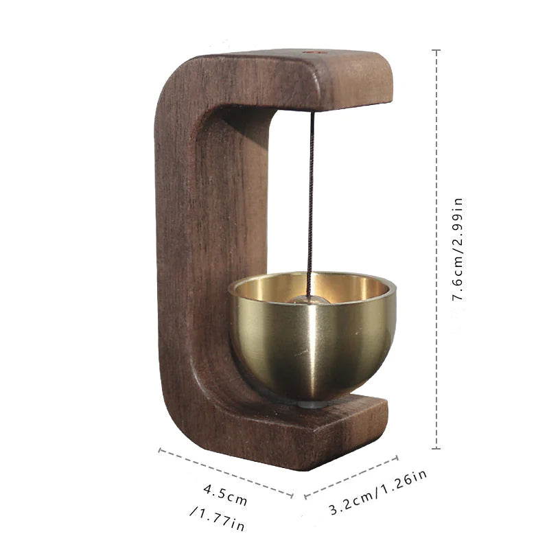 Black Walnut Magnetic Door Bell
