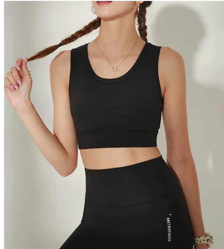 Women's Sports Bra for Running and Yoga, Shockproof - Lingerie