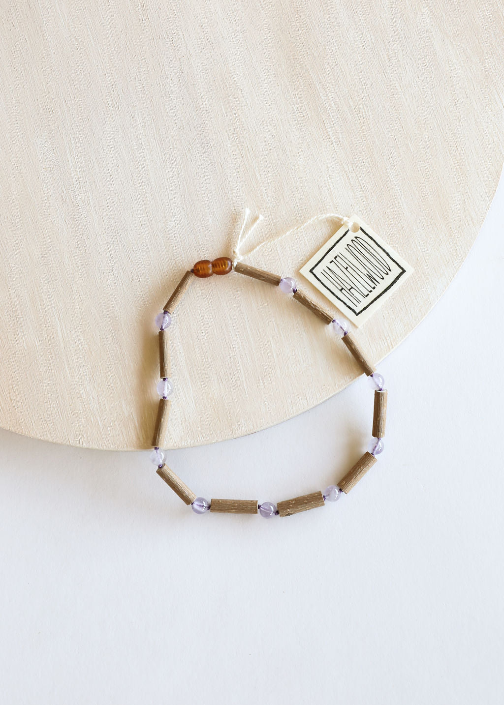 Hazelwood + Amethyst Necklace