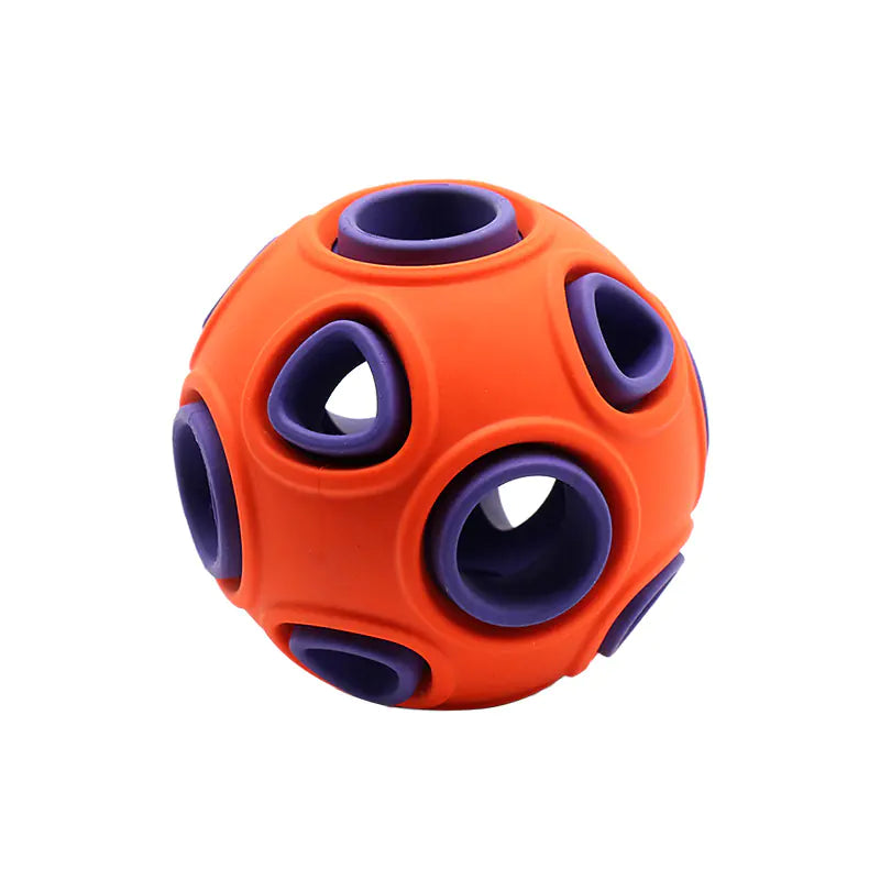 Im Dunkeln leuchtender Hundespielzeugball zum Kauen (mittel/groß)