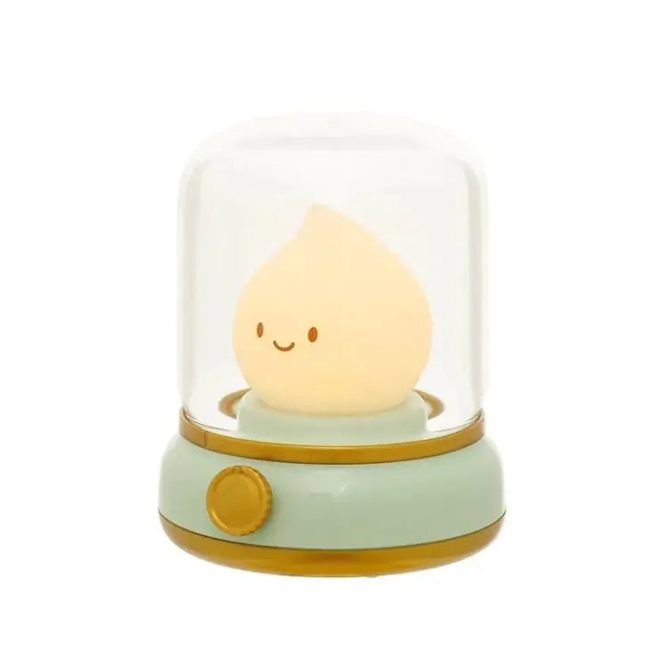 Retro Kleine Nachtlampe Schlafzimmer Mini Desktop LED Niedliche Nachtlampe Kreative USB Wiederaufladbare Tragbare Cartoon Tischlampe Für Kaffeebar Hotel Schlafzimmer Wohnkultur