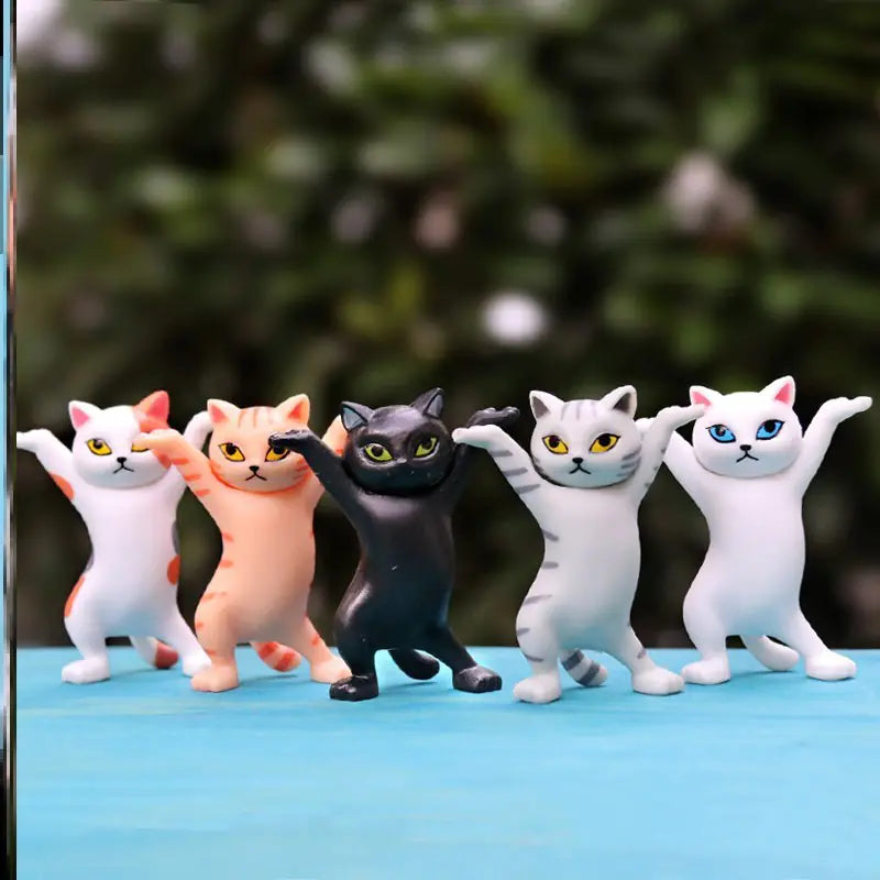 Handmade Dancing Cat Model - 888