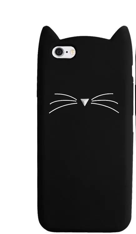 Cat Silicone Phone Case, Protective Cover for Phones
