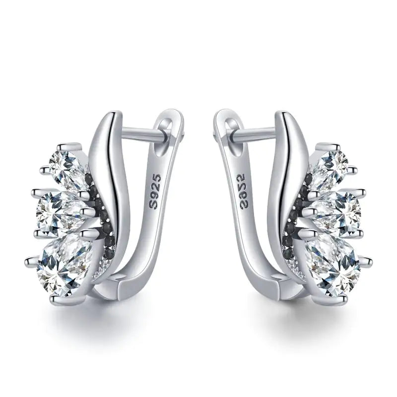 Classic Wings Shape Women's Drop-shaped Zircon