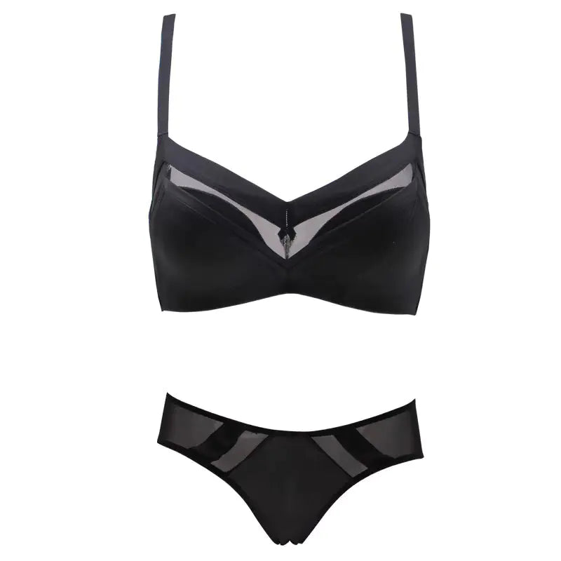 Solid Color Seamless Bra Set (Bra Set Included) - Lingerie