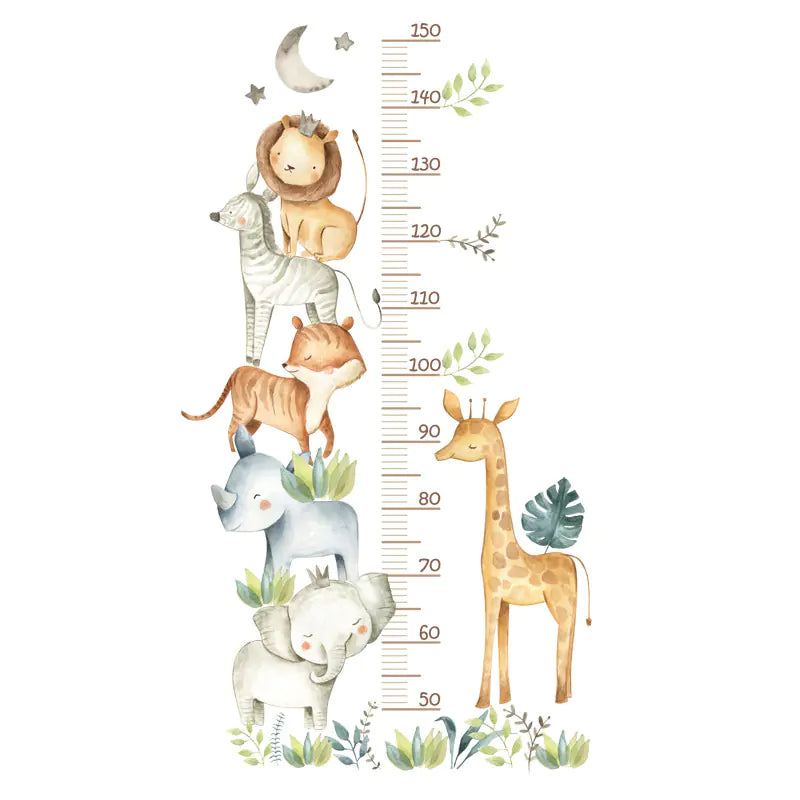 African Animal Height Chart - 888