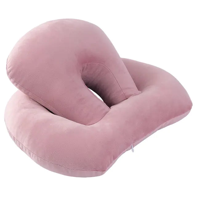 U-Shaped Neck Support Travel Pillow with Arm Rest
