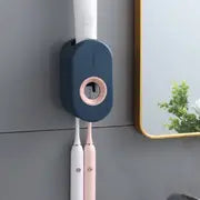 Automatic Toothpaste Dispenser with Wall-Mounted Holder