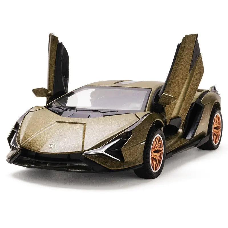 Alloy Car Model with Light and Sound Features