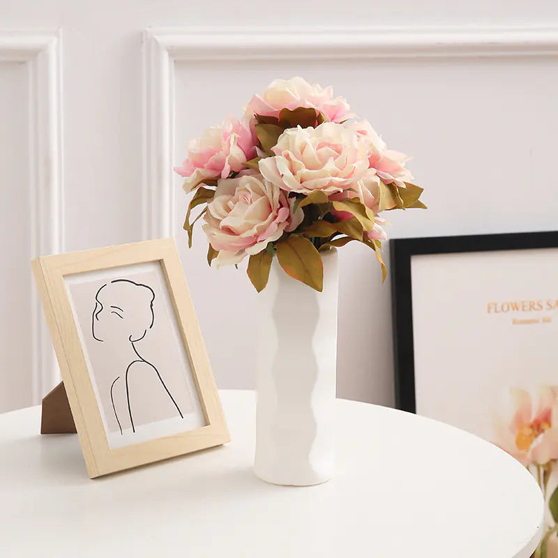 Kunststoffvase im nordischen Stil für Heimdekoration und Blumen