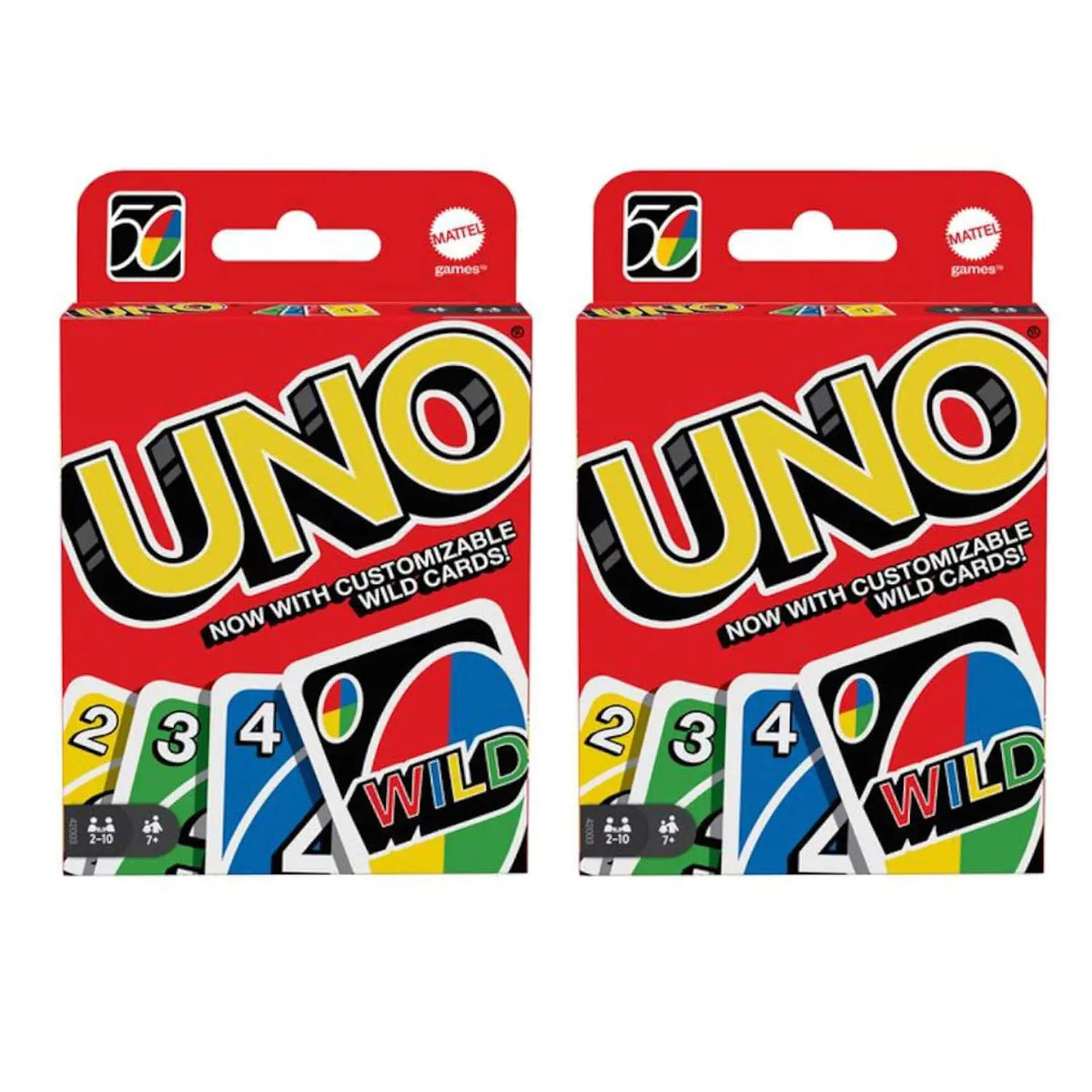 Mattel 4347154784 Uno Card Game 2 Pack Red - US seller
