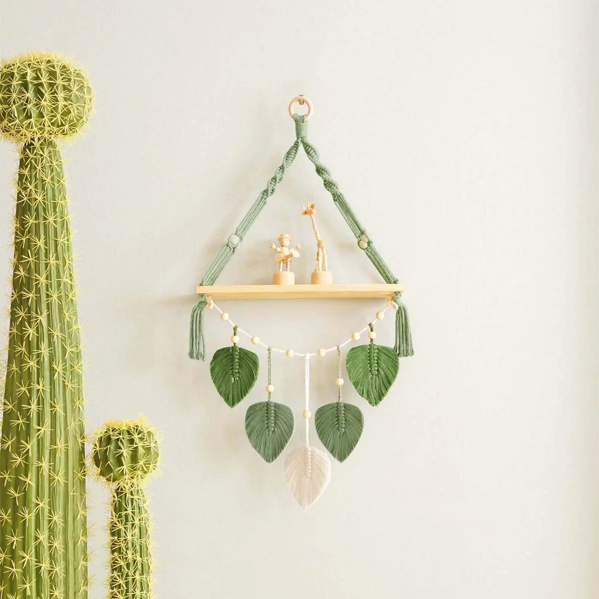 Nordic Wall Decor Handmade Woven Tapestry Shelf