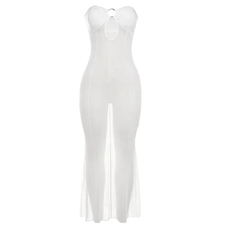 Fashionable Hollow Out Sheer Dress for Women - Lingerie