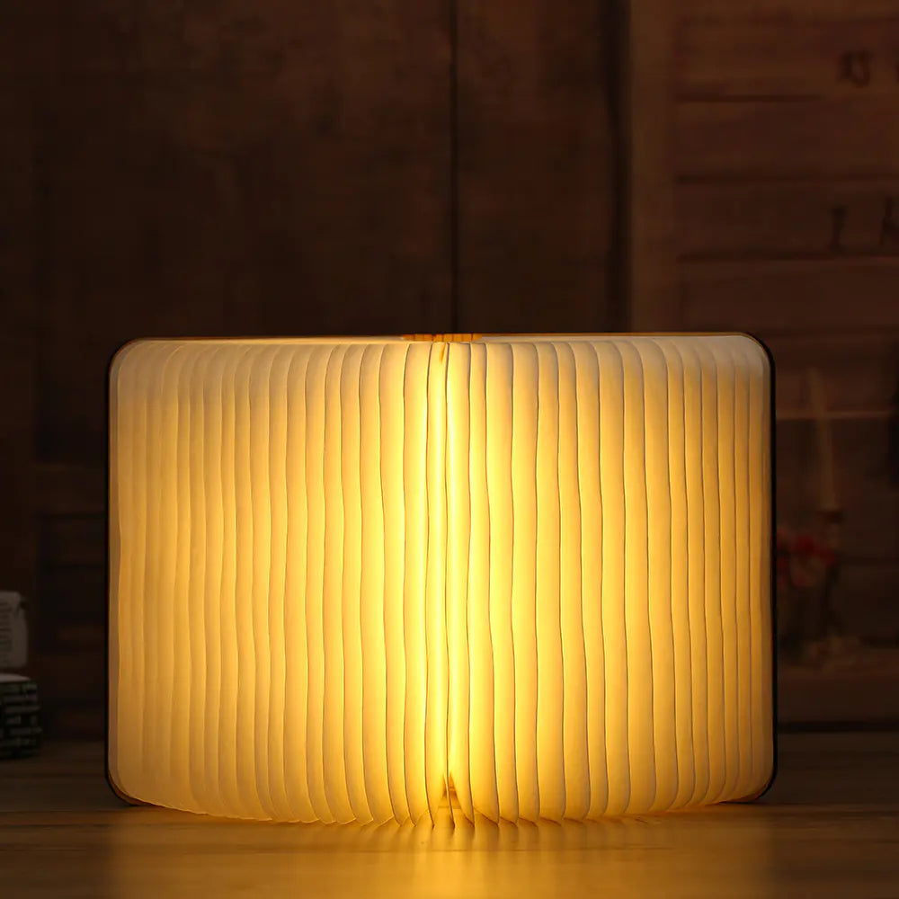 Foldable Book Lamp with Illuminating Design