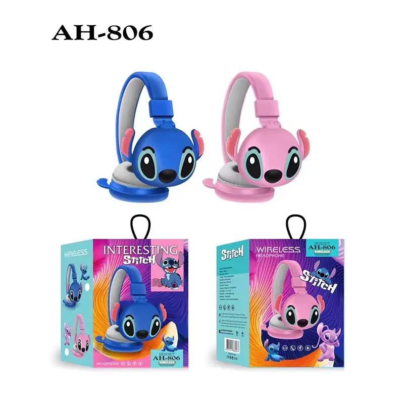 Bluetooth Cartoon Stitch Headphones for Kids