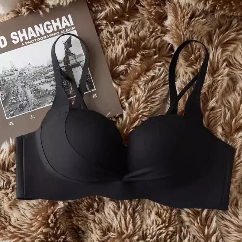 Seamless Women's Comfort Bra Set for Small Busts - Lingerie