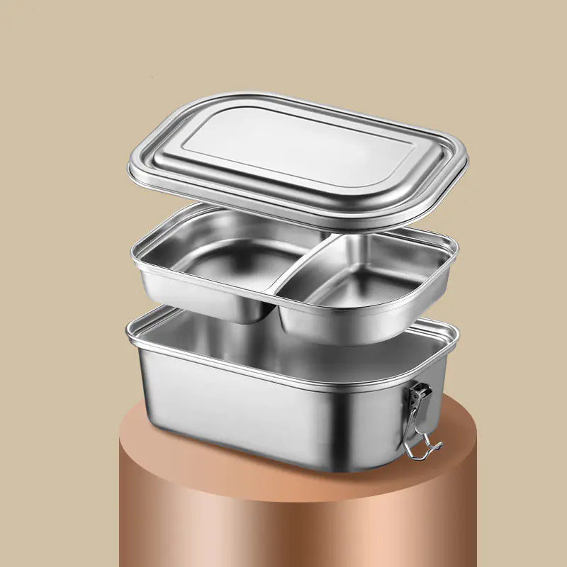 304 Stainless Steel Compartment Lunch Box with Seal