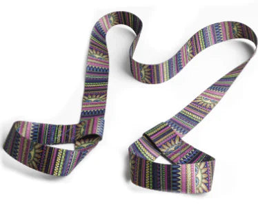 Colorful Nylon Yoga Mat Strap with Ratchet Tie Down
