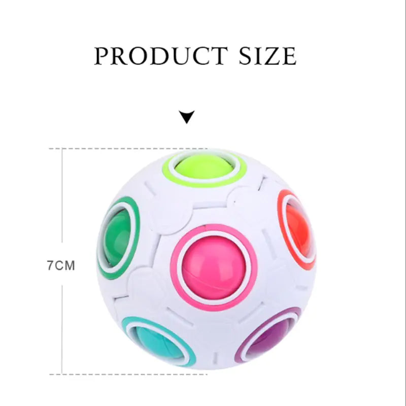 Rainbow Cube Ball Stress Toy - 888