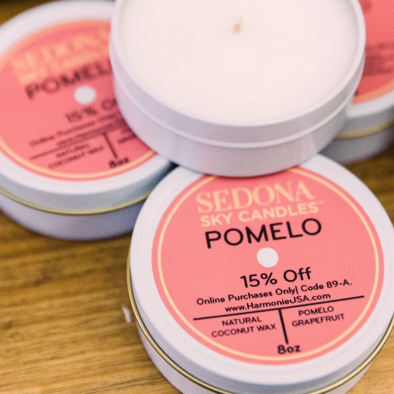 Pomelo Red Grapefruit Candle- Essential oil | Harmonie Home