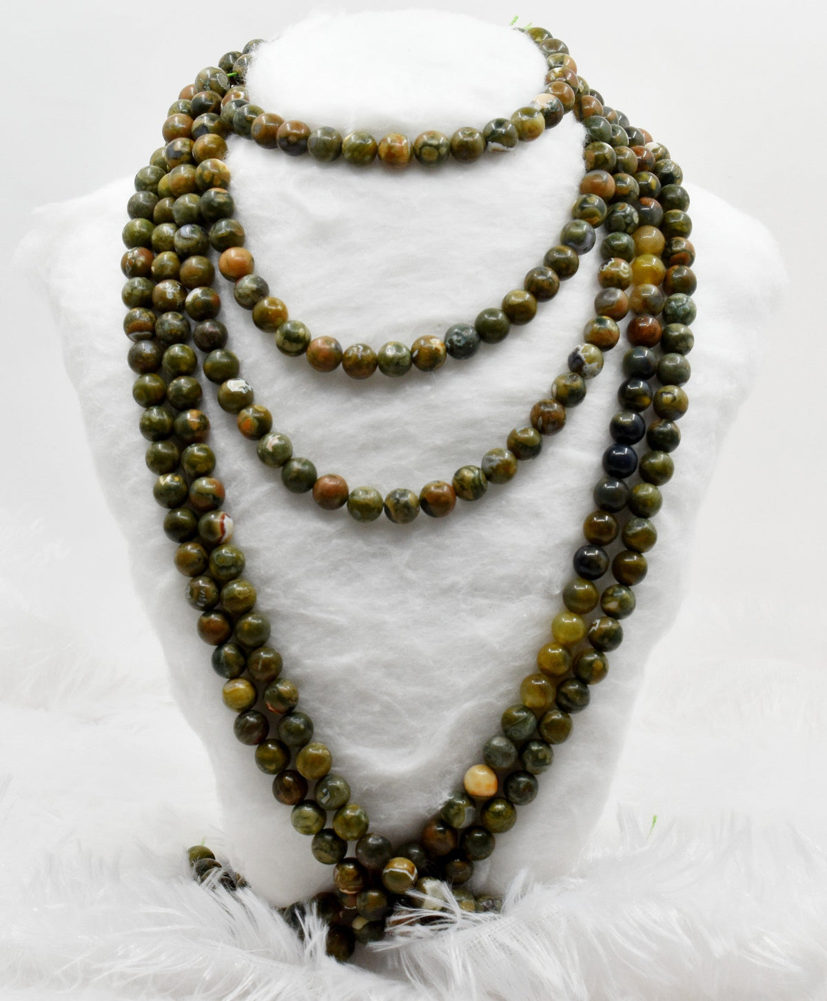 Ocean Jasper Beads, Natural Round Crystal Beads 4mm to 12mm.