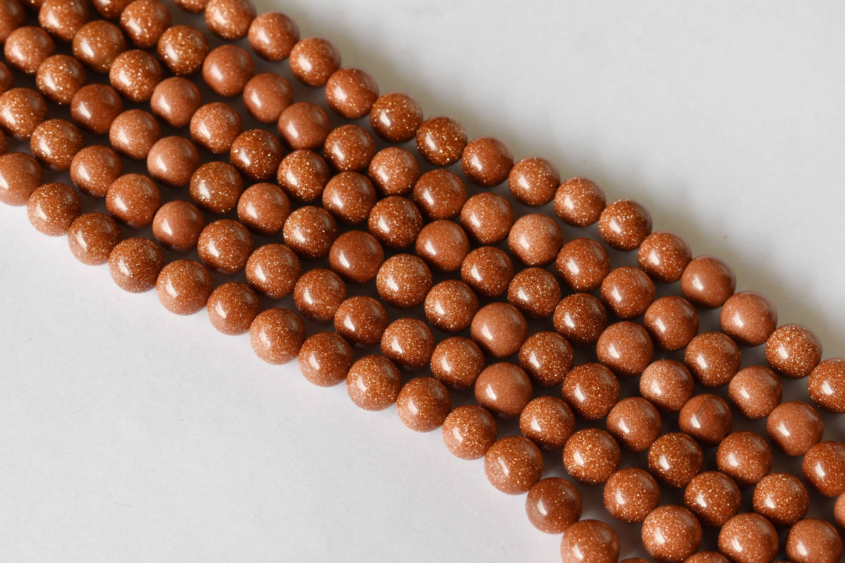 Red Sandstone Beads, Natural Round Crystal Beads 4mm to 16mm