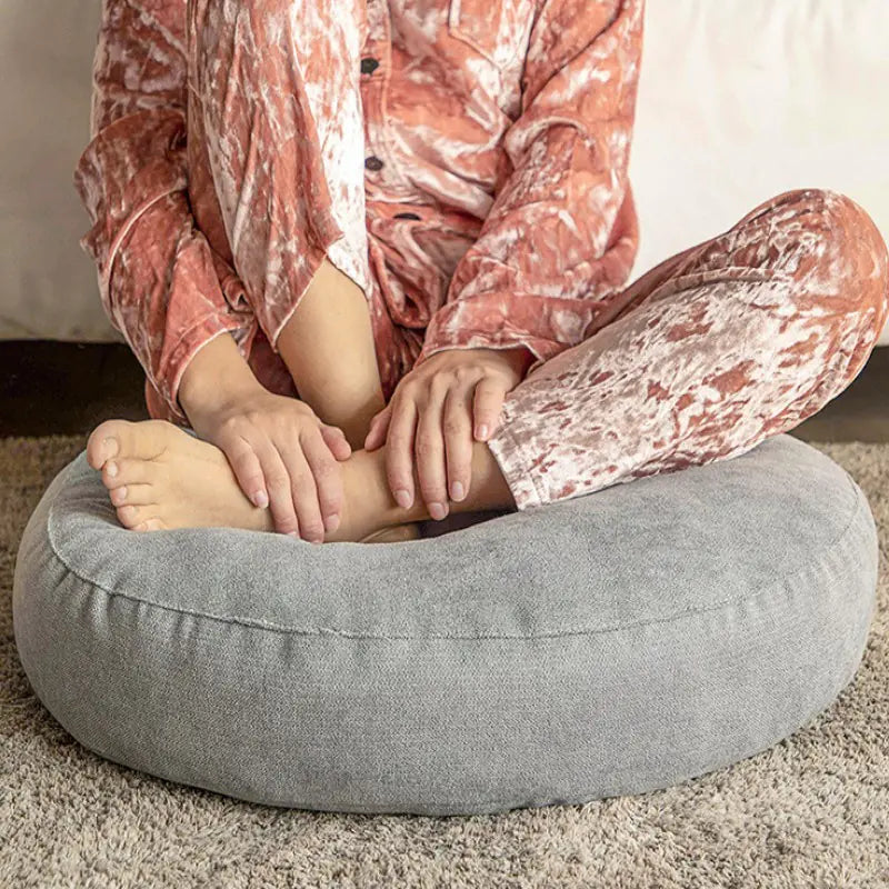 Stylish Pure Color Yoga Cushion for Comfort and Support