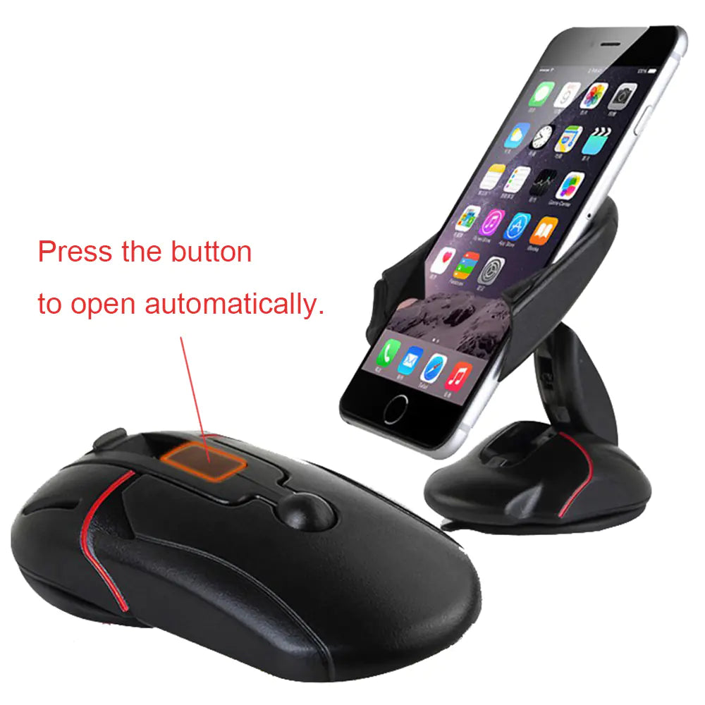 Creative Car Phone Holder with Suction Cup Design