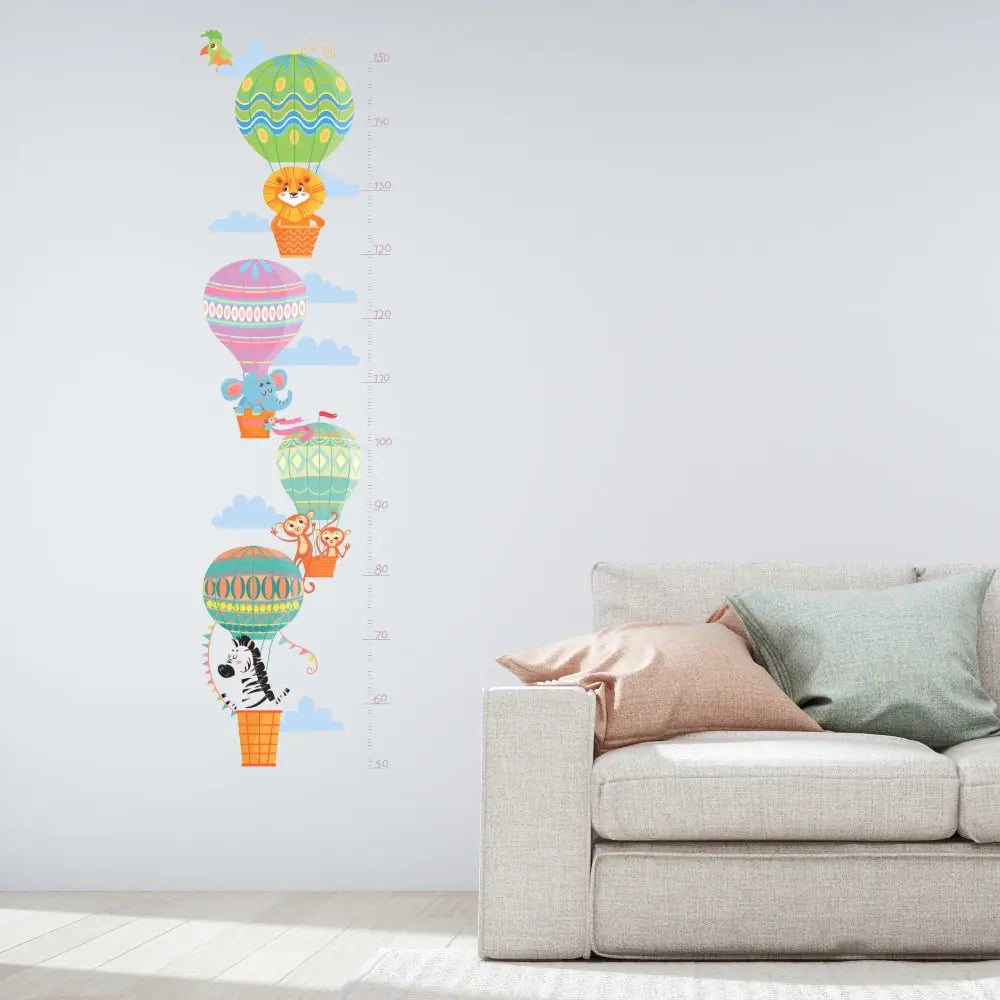 Cartoon Animal Wall Stickers for Kids' Room Decor