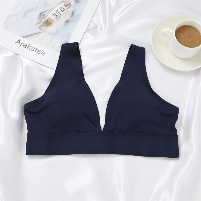 Seamless Deep V Beauty Back Bra for Women - Lingerie