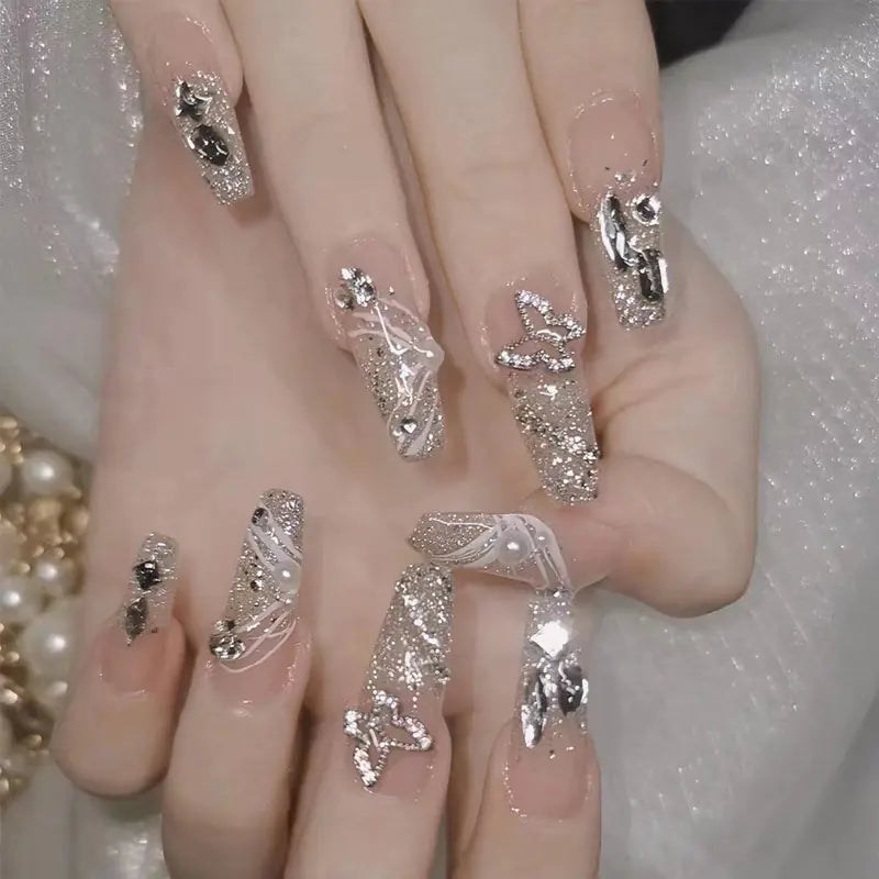 Handmade Removable Butterfly Nail Art Tips (Wholesale)