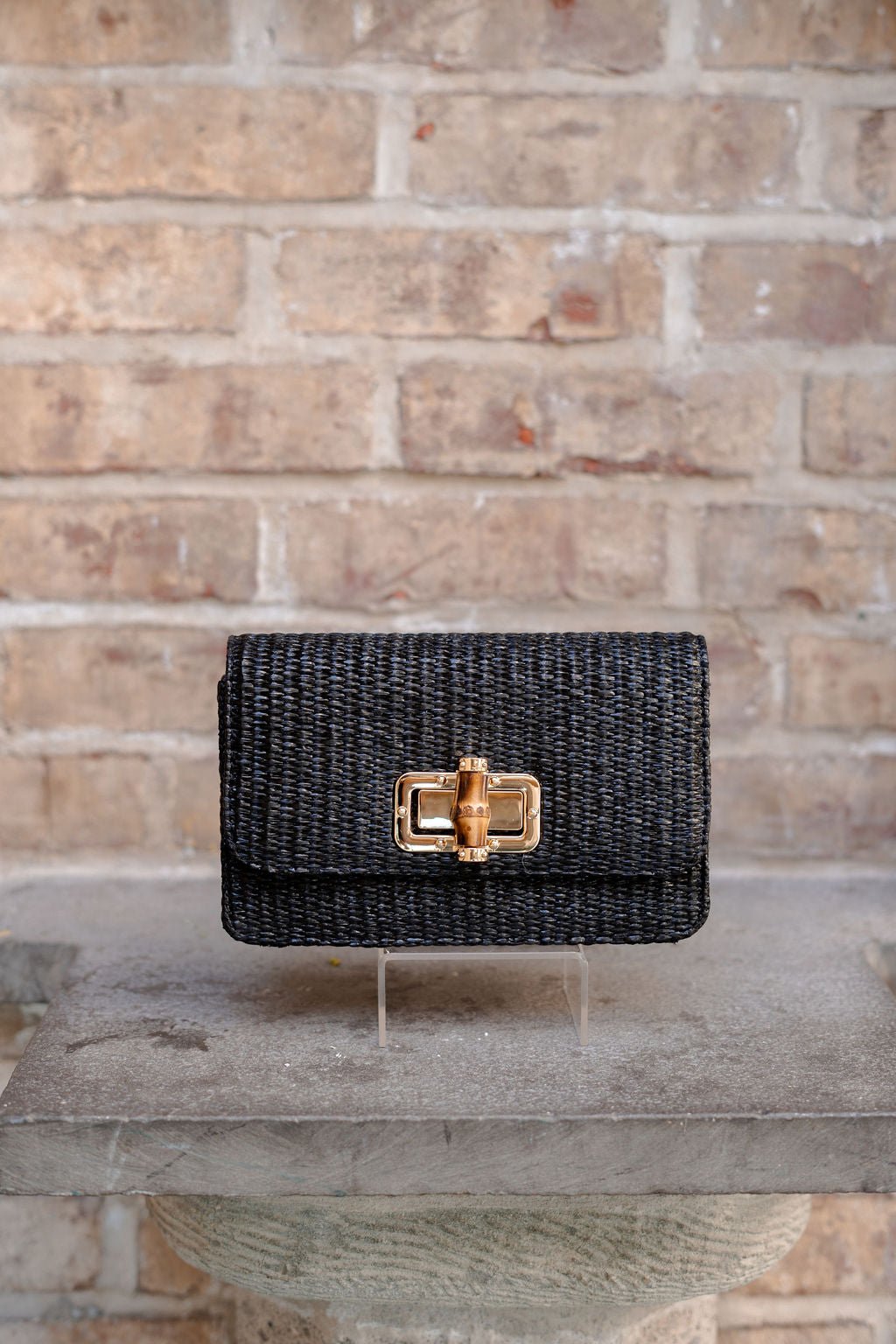 Black Lilly Clutch