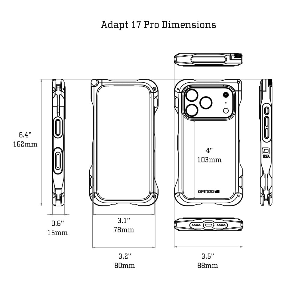 DANGO ADAPT CASE - IPHONE 17 PRO