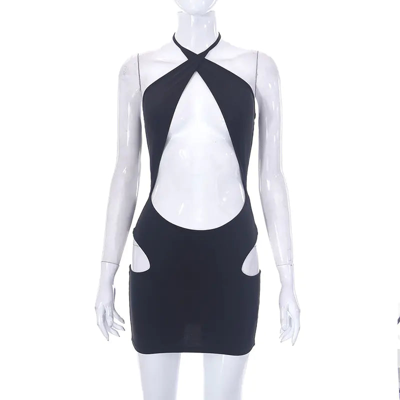 Cut Out Dress for Women with Fashionable Design - Lingerie