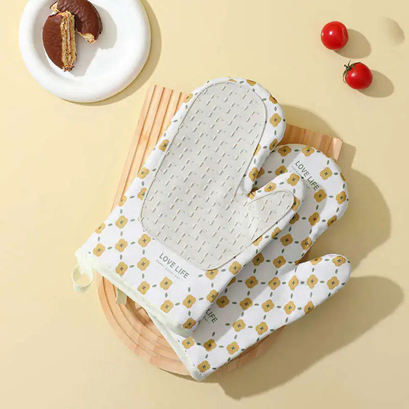 Heat Resistant Cotton Insulation Gloves for Baking