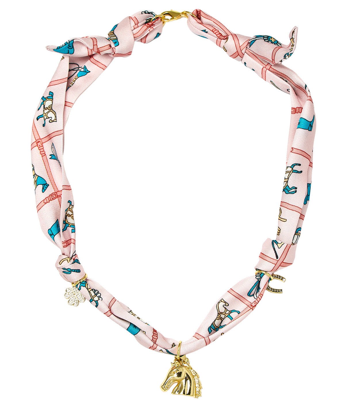 Equestrian -Derby and Winston - Scarf Necklace