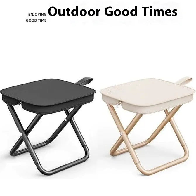Portable Outdoor Folding Pocket Stool | Portable Outdoor Folding Pocket Chair | Camping chair | Hiking Chair– Compact & Lightweight Seat