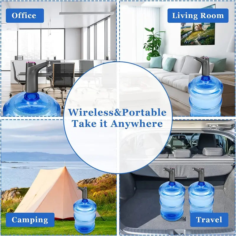 Kabellose, tragbare Wasserflaschenpumpe mit USB-Ladefunktion