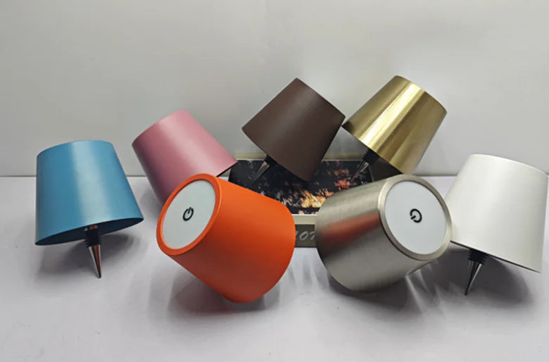 Wireless Bottle Lamp with RGB Touch Atmosphere Light (Set)