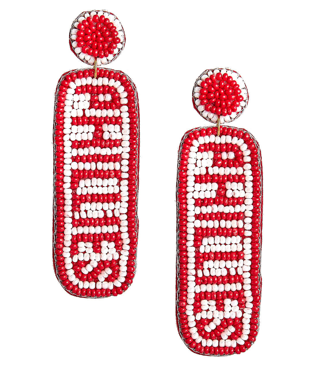 Phillies Drop - Fabric Backed Earrings