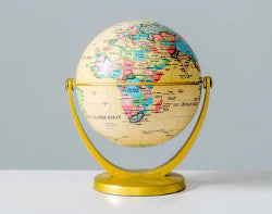 Nordic Style Studio Bookshelf with Globe Decor Piece