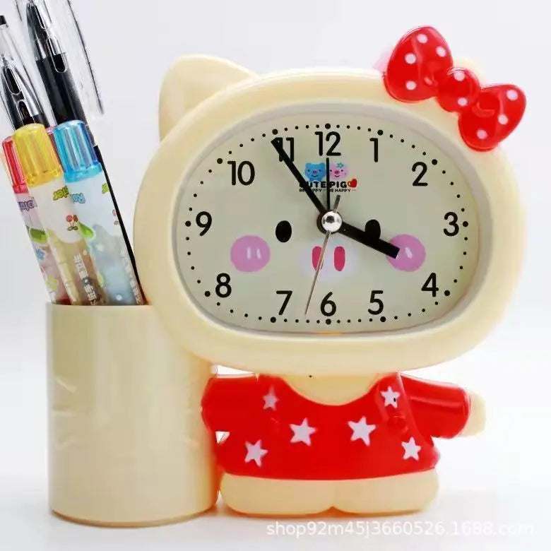 Bee Design Alarm Clock - Creative Cartoon Desk Clock