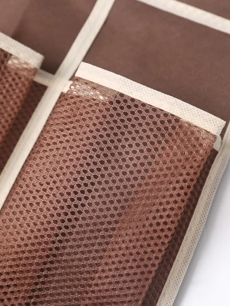 Wholesale 24-Grid Non-Woven Fabric Hanging Storage Bag