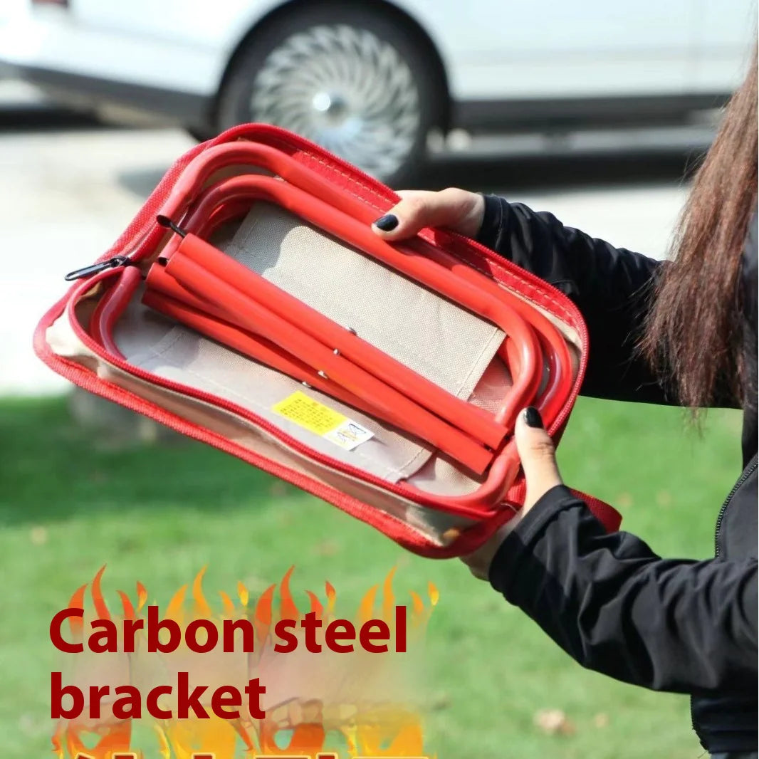 Portable Outdoor Folding Pocket Stool | Portable Outdoor Folding Pocket Chair | Camping chair | Hiking Chair– Compact & Lightweight Seat