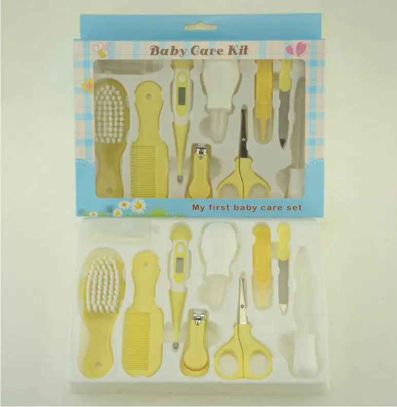 Thermometer für Mutter und Kind, Fütterung, Nasenpflege, 10-teiliges Set, Baby-Maniküre-Klemme, Nagelknipser-Set
