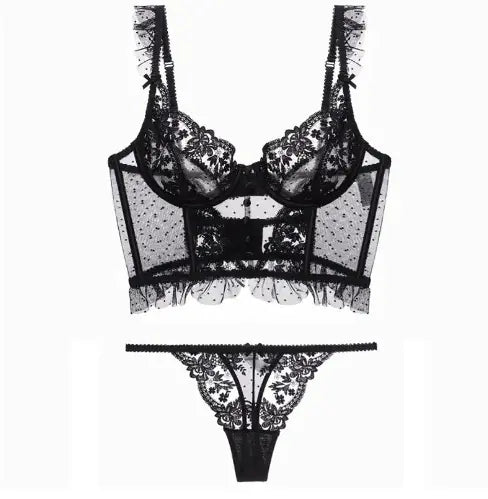 French Ultra-Thin Women's Bra with Supportive Design - Lingerie