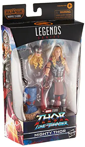 Marvel Hasbro Legends Thor: Love and Thunder 15 cm große Mighty Thor Action-Figur 4 Accessoires 1 Build-A-Figure Element Multi F1060 - US seller