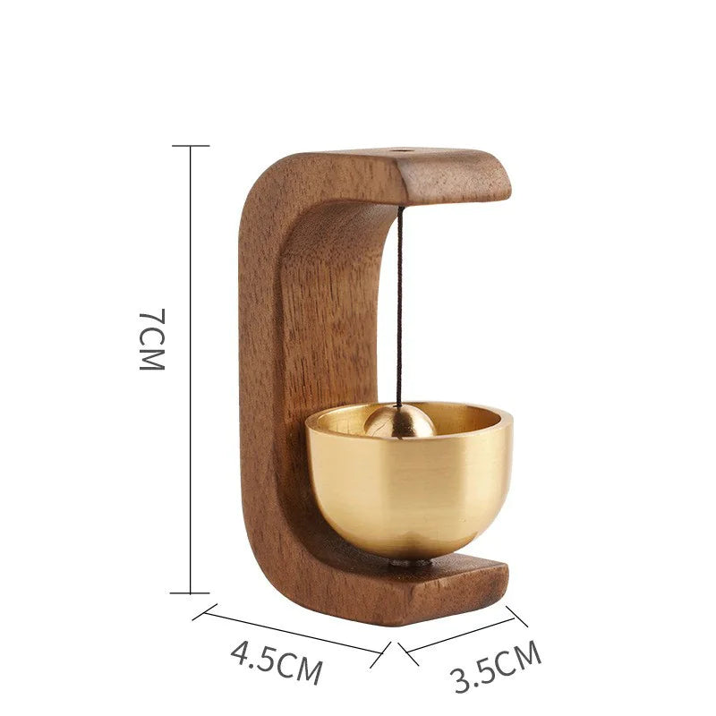 Black Walnut Magnetic Door Bell