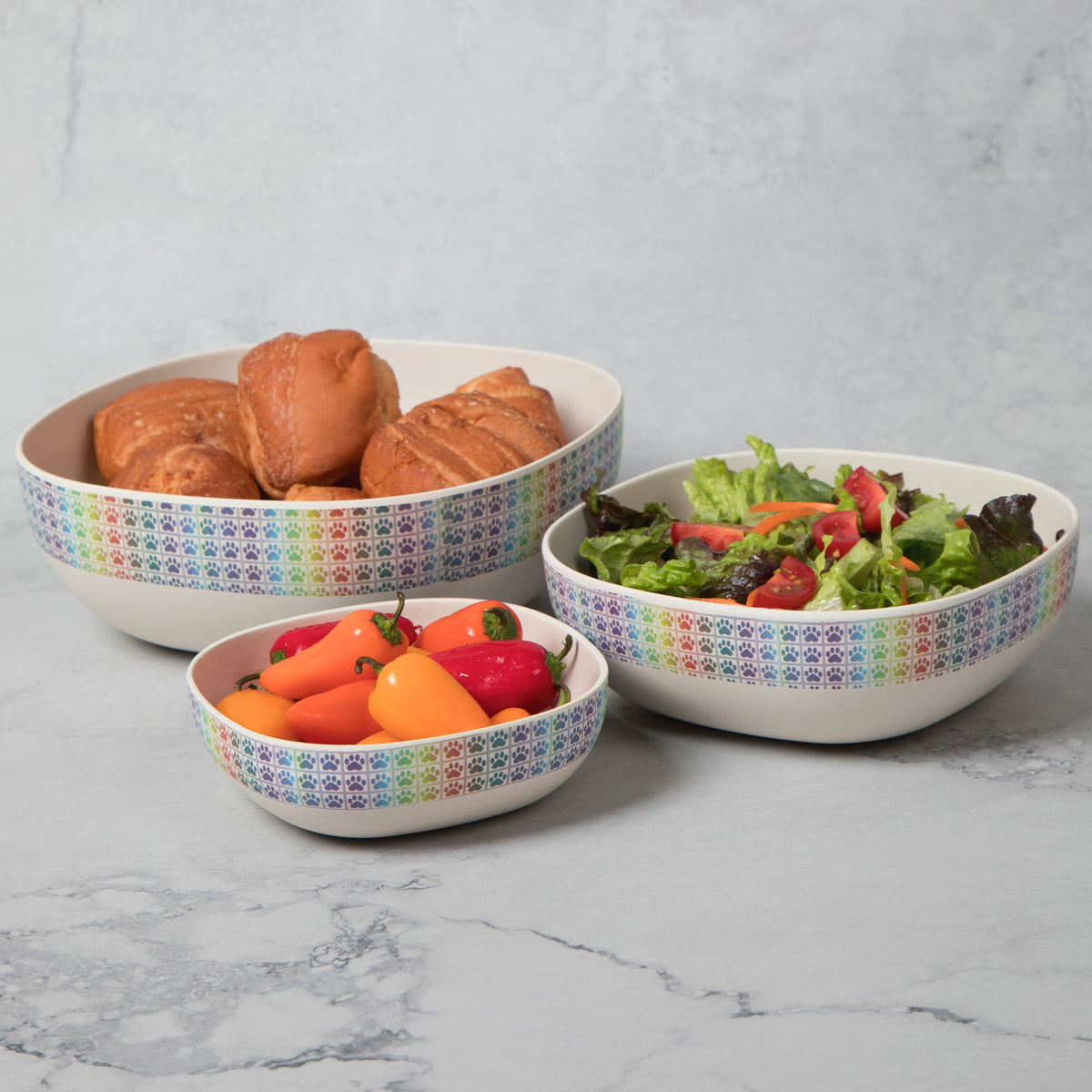 Bamboo Fiber Bowl Set
