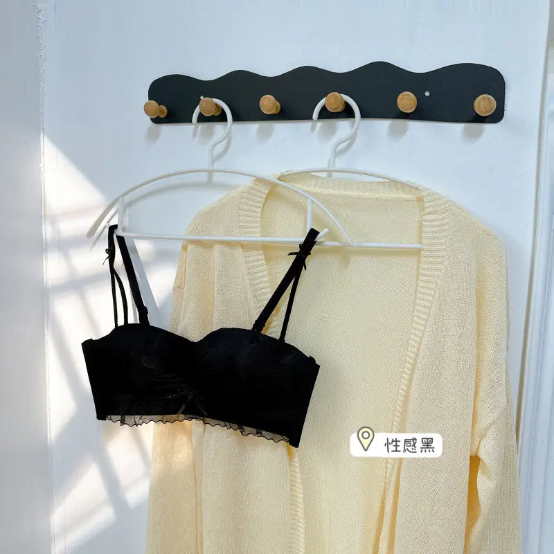 Lace Strapless Push-Up Bra for Small Busts - Lingerie
